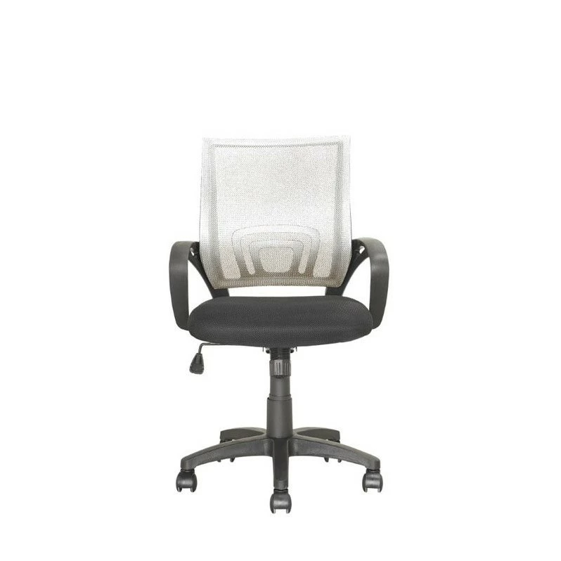 Budget 😍 Scranton & Co Modern Mesh Fabric Back Swivel Office Chair In White ✨ 5 Budget 😍 Scranton & Co Modern Mesh Fabric Back Swivel Office Chair In White ✨ - Image 3