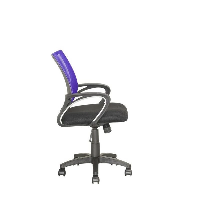Cheap 👏 Scranton & Co Mesh Fabric Back Swivel Office Chair In Purple 💯 4 Cheap 👏 Scranton & Co Mesh Fabric Back Swivel Office Chair In Purple 💯 - Image 2