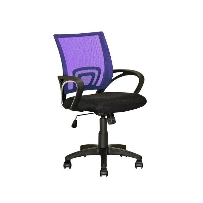 Cheap 👏 Scranton & Co Mesh Fabric Back Swivel Office Chair In Purple 💯 3 Cheap 👏 Scranton & Co Mesh Fabric Back Swivel Office Chair In Purple 💯
