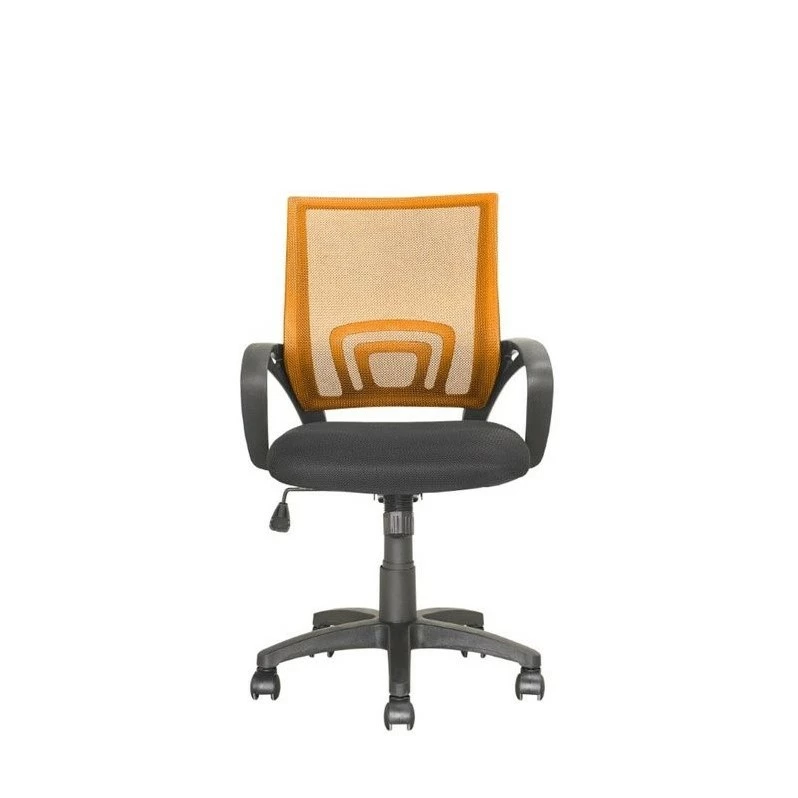 Best Pirce ⭐ Scranton & Co Mesh Fabric Back Swivel Office Chair In Orange 😀 5 Best Pirce ⭐ Scranton & Co Mesh Fabric Back Swivel Office Chair In Orange 😀 - Image 3