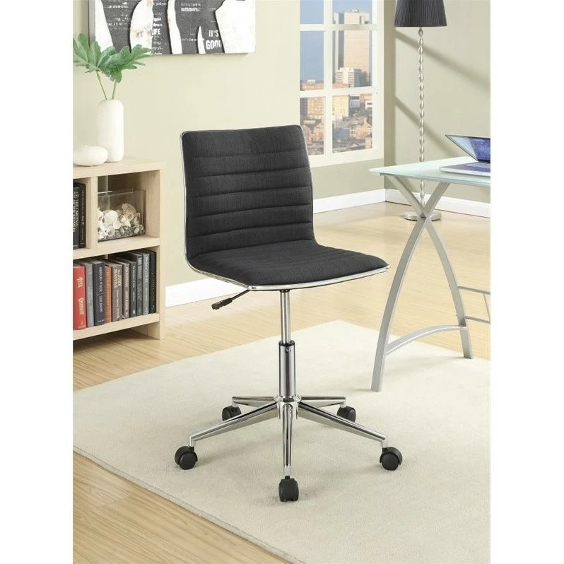 Top 10 😍 Scranton & Co Sleek Adjustable Office Chair In Black And Chrome ✨ 4 Top 10 😍 Scranton & Co Sleek Adjustable Office Chair In Black And Chrome ✨ - Image 2
