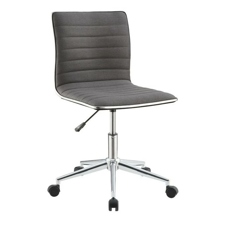 Coupon 👏 Scranton & Co Sleek Adjustable Office Chair In Gray And Chrome 👍 3 Coupon 👏 Scranton & Co Sleek Adjustable Office Chair In Gray And Chrome 👍