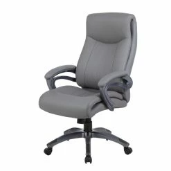 Brand new 😀 Scranton & Co Contemporary Double Layer Executive Chair In Gray 🎉