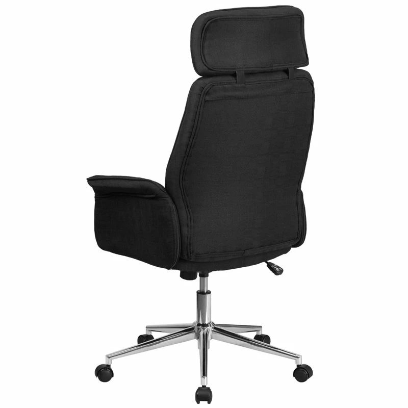 Cheap ๐ Scranton & Co Contemporary Fabric Swivel Office Chair In Black โค๏ธ 5 Cheap ๐ Scranton & Co Contemporary Fabric Swivel Office Chair In Black โค๏ธ - Image 3