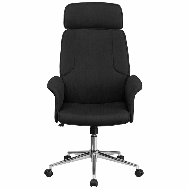 Cheap ๐ Scranton & Co Contemporary Fabric Swivel Office Chair In Black โค๏ธ 6 Cheap ๐ Scranton & Co Contemporary Fabric Swivel Office Chair In Black โค๏ธ - Image 4