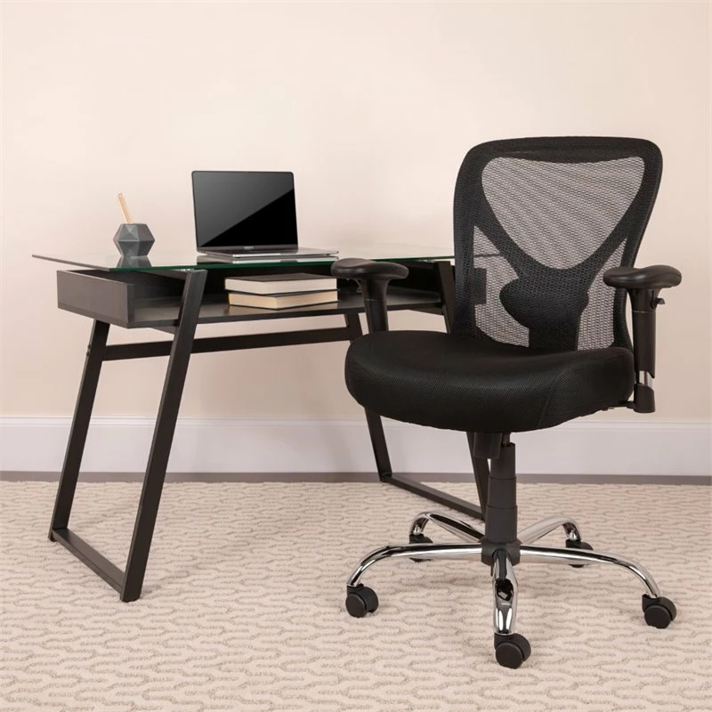 Brand new ๐ Scranton & Co High Mesh Back Office Office Swivel Chair In Black ๐งจ 4 Brand new ๐ Scranton & Co High Mesh Back Office Office Swivel Chair In Black ๐งจ - Image 2