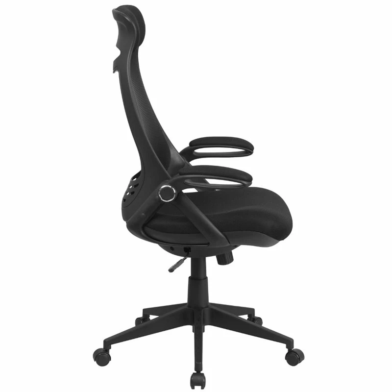 Best Pirce 😍 Scranton & Co Modern High Back Mesh Swivel Office Chair In Black 🥰 4 Best Pirce 😍 Scranton & Co Modern High Back Mesh Swivel Office Chair In Black 🥰 - Image 2
