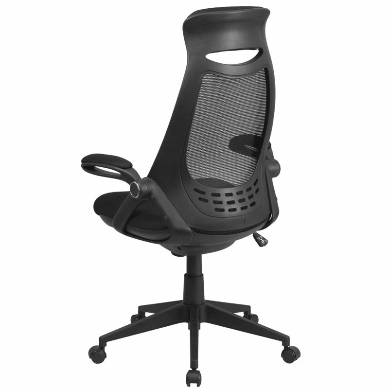 Best Pirce 😍 Scranton & Co Modern High Back Mesh Swivel Office Chair In Black 🥰 5 Best Pirce 😍 Scranton & Co Modern High Back Mesh Swivel Office Chair In Black 🥰 - Image 3