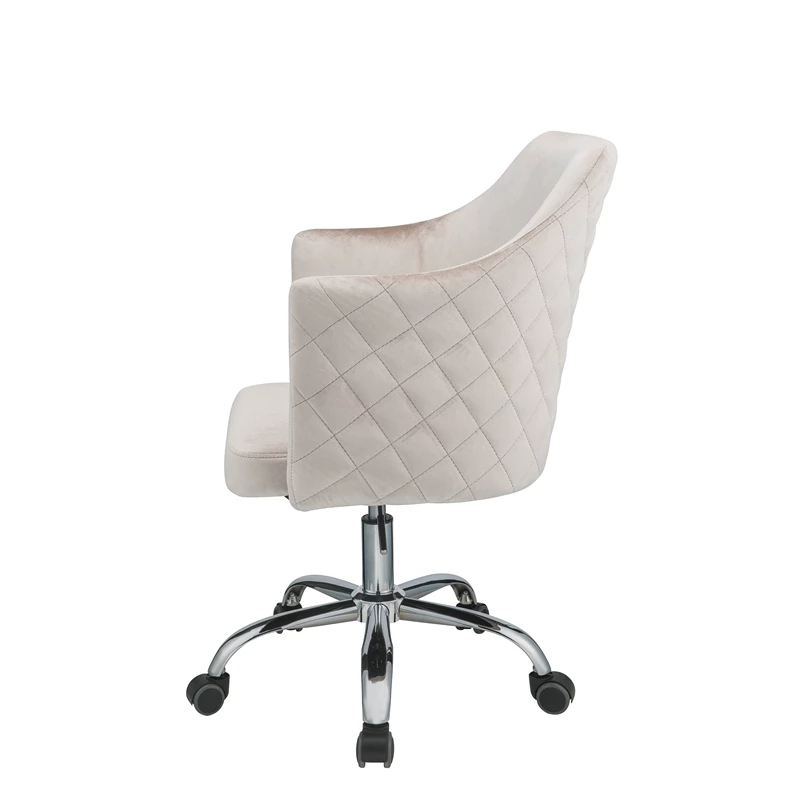 Hot Sale ๐ Scranton & Co Contemporary Office Chair In Champagne Velvet ๐ 5 Hot Sale ๐ Scranton & Co Contemporary Office Chair In Champagne Velvet ๐ - Image 3