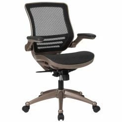 Outlet 🤩 Scranton & Co Contemporary Mid Back Swivel Office Chair In Black 👍