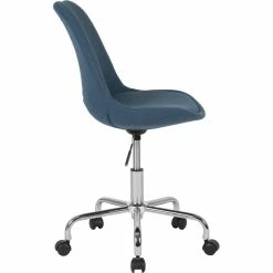 Cheap โค๏ธ Scranton & Co Contemporary Mid Back Swivel Office Chair In Blue ๐ 7 Cheap โค๏ธ Scranton & Co Contemporary Mid Back Swivel Office Chair In Blue ๐ -Deals Writing Desks Store 2437077 1 L