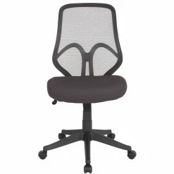Cheap 🎁 Scranton & Co Modern High Back Mesh Swivel Office Chair In Gray 🥰 -Deals Writing Desks Store 2437094 1 L