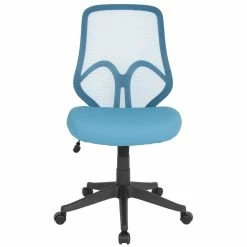 Discount ✨ Scranton & Co Modern High Back Mesh Swivel Office Chair In Blue ❤️ 7 Discount ✨ Scranton & Co Modern High Back Mesh Swivel Office Chair In Blue ❤️ -Deals Writing Desks Store 2437096 1 L