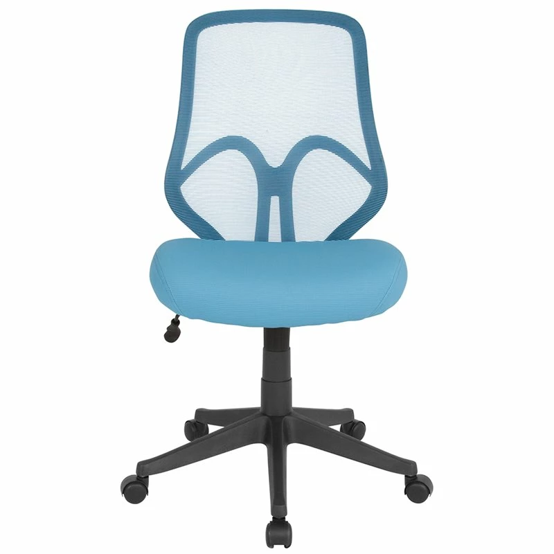 Discount ✨ Scranton & Co Modern High Back Mesh Swivel Office Chair In Blue ❤️ 4 Discount ✨ Scranton & Co Modern High Back Mesh Swivel Office Chair In Blue ❤️ - Image 2