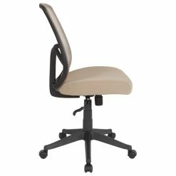 Brand new 🔔 Scranton & Co Modern High Back Mesh Swivel Office Chair In Brown 🌟 -Deals Writing Desks Store 2437097 2 L