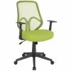 Wholesale 🤩 Scranton & Co Modern High Back Mesh Swivel Office Chair In Green 😍 -Deals Writing Desks Store 2437111 L