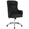 Best Sale 💯 Scranton & Co Contemporary High Back Swivel Office Chair In Black ⌛ -Deals Writing Desks Store 2437125 L