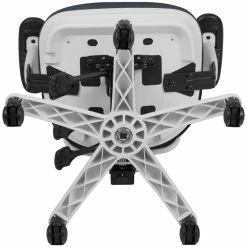 Cheap 💯 Scranton & Co Mid Back Executive Mesh Office Swivel Chair In Gray And White 👍 -Deals Writing Desks Store 2437155 3 L