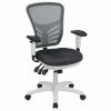 Cheap 💯 Scranton & Co Mid Back Executive Mesh Office Swivel Chair In Gray And White 👍 -Deals Writing Desks Store 2437155 L