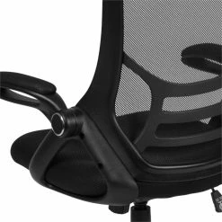 Deals 🔔 Scranton & Co High-Back Ergonomic Mesh Office Swivel Chair In Black ✔️ -Deals Writing Desks Store 2437157 6 L