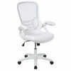 Buy 🛒 Scranton & Co High-Back Ergonomic Mesh Office Swivel Chair In White 😍 -Deals Writing Desks Store 2437164 L