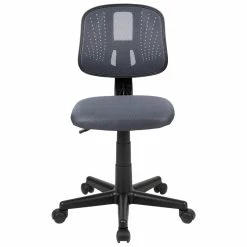 Brand new 👍 Scranton & Co Modern Pivot Mesh Back Office Swivel Chair In Gray 🎉 -Deals Writing Desks Store 2437182 3 L
