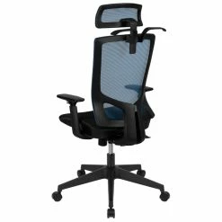 Deals 💯 Scranton & Co High Back Ergonomic Mesh Office Swivel Chair In Blue And Black 👏 18 Deals 💯 Scranton & Co High Back Ergonomic Mesh Office Swivel Chair In Blue And Black 👏 -Deals Writing Desks Store 2437217 13 L