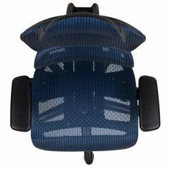 Wholesale ⌛ Scranton & Co High Back Ergonomic Mesh Office Swivel Chair In Blue 🥰 -Deals Writing Desks Store 2437219 14 L