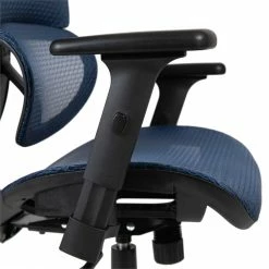 Wholesale ⌛ Scranton & Co High Back Ergonomic Mesh Office Swivel Chair In Blue 🥰 -Deals Writing Desks Store 2437219 16 L