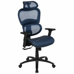 Wholesale ⌛ Scranton & Co High Back Ergonomic Mesh Office Swivel Chair In Blue 🥰