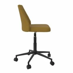 Outlet ๐งจ Scranton & Co Modern Office Chair With Casters In Mustard Linen ๐ 13 Outlet ๐งจ Scranton & Co Modern Office Chair With Casters In Mustard Linen ๐ -Deals Writing Desks Store 2437265 4 L