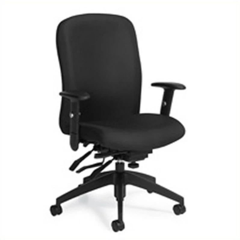 New 💯 Scranton & Co High Back Multi Tilter Office Chair With Arms In Ebony 💯 3 New 💯 Scranton & Co High Back Multi Tilter Office Chair With Arms In Ebony 💯