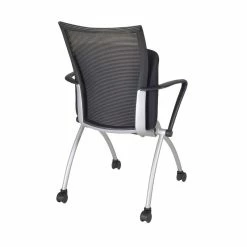 Coupon ⭐ Scranton & Co Contemporary Nesting Office Chair In Black 😍 -Deals Writing Desks Store 2437786 18 L