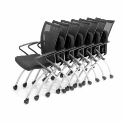 Coupon ⭐ Scranton & Co Contemporary Nesting Office Chair In Black 😍 -Deals Writing Desks Store 2437786 19 L