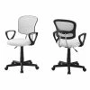 Flash Sale ⌛ Scranton & Co Contemporary Adjustable Office Chair In White 🛒 -Deals Writing Desks Store 2437819 L