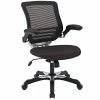 Cheapest ✨ Scranton & Co Contemporary Mesh Office Chair In Brown 🧨 -Deals Writing Desks Store 2437863 L