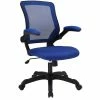 New 💯 Scranton & Co Modern Breathable Mesh Back Office Chair In Blue ✔️ -Deals Writing Desks Store 2437871 L