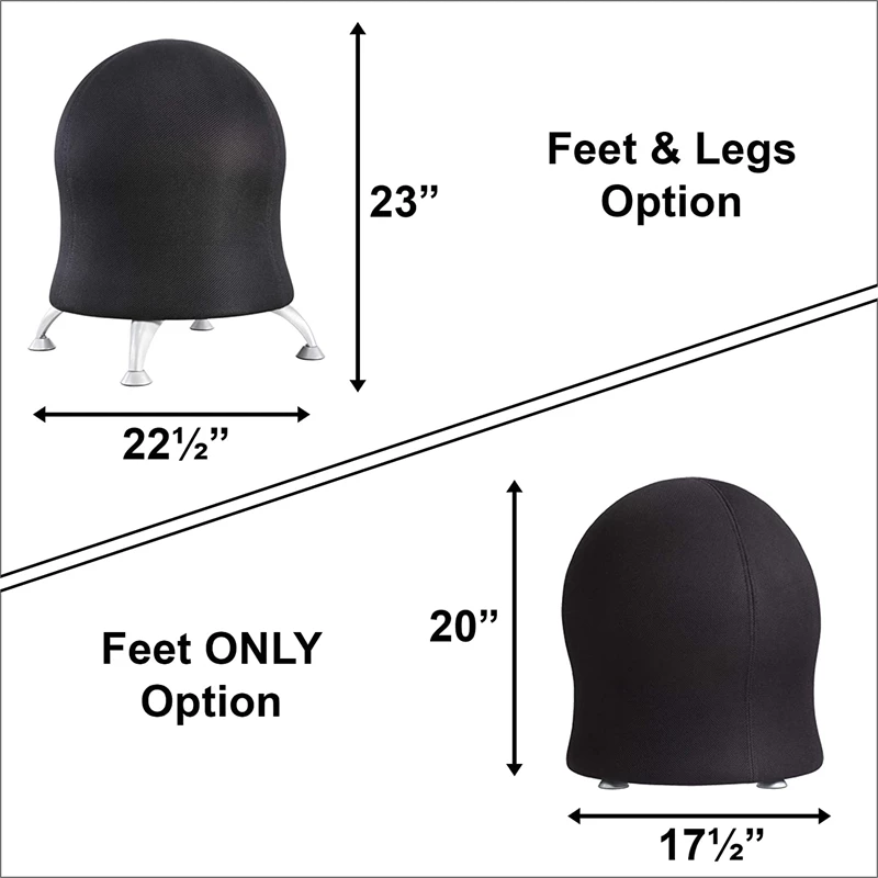 Wholesale 🛒 Scranton & Co Contemporary Seating Ball Chair In Black 🔔 5 Wholesale 🛒 Scranton & Co Contemporary Seating Ball Chair In Black 🔔 - Image 3