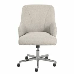 Coupon 🔥 Scranton & Co Contemporary Office Chair In Light Gray ❤️ -Deals Writing Desks Store 2437901 12 L