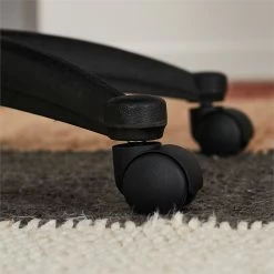 Buy 👍 Scranton & Co Executive Office Chair In Velvet Gray Microfiber Black Base ⌛ -Deals Writing Desks Store 2437968 28 L