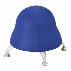 Promo 😍 Scranton & Co Low Profile Vinyl Upholstered Ball Chair In Blue ❤️