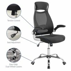 New 🔔 Scranton & Co Ergonomic High Back Adjustable Swivel Office Chair ⌛ 14 New 🔔 Scranton & Co Ergonomic High Back Adjustable Swivel Office Chair ⌛ -Deals Writing Desks Store 2437987 5 L