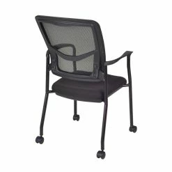 Budget 🎉 Scranton & Co Contemporary Side Chair With Casters In Black 🎁 11 Budget 🎉 Scranton & Co Contemporary Side Chair With Casters In Black 🎁 -Deals Writing Desks Store 2438002 3 L