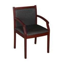 Brand new ๐ Scranton & Co Contemporary Side Chair In Mahogany/ Black ๐