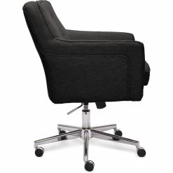 Best Sale 🔔 Scranton & Co Contemporary Home Office Chair Charcoal Charm 👍 -Deals Writing Desks Store 2438020 24 L