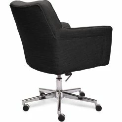 Best Sale 🔔 Scranton & Co Contemporary Home Office Chair Charcoal Charm 👍 -Deals Writing Desks Store 2438020 25 L