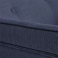 Discount 🔥 Scranton & Co Contemporary Home Office Chair Blue Twill Fabric 🌟 -Deals Writing Desks Store 2438023 15 L