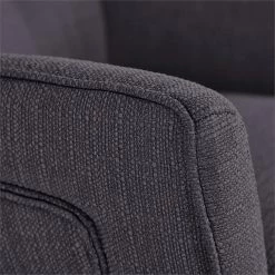 Promo 🛒 Scranton & Co Modern Home Office Chair Graphite Twill Fabric 🔥 -Deals Writing Desks Store 2438024 16 L