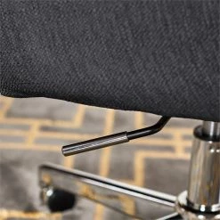 Promo 🛒 Scranton & Co Modern Home Office Chair Graphite Twill Fabric 🔥 -Deals Writing Desks Store 2438024 17 L