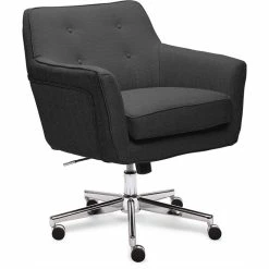 Promo ๐ Scranton & Co Modern Home Office Chair Graphite Twill Fabric ๐ฅ
